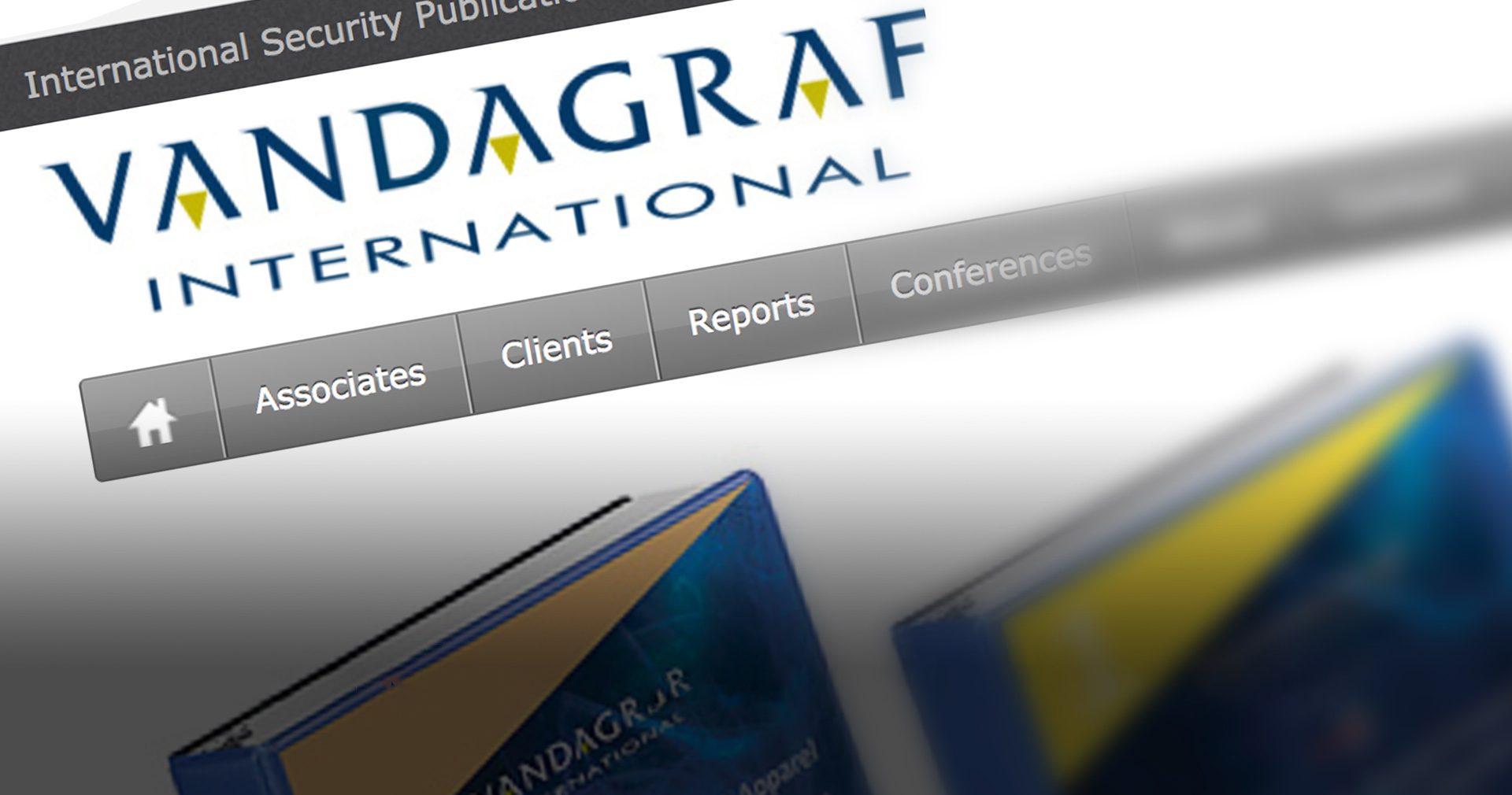 Vandagraf International website and branded stationery