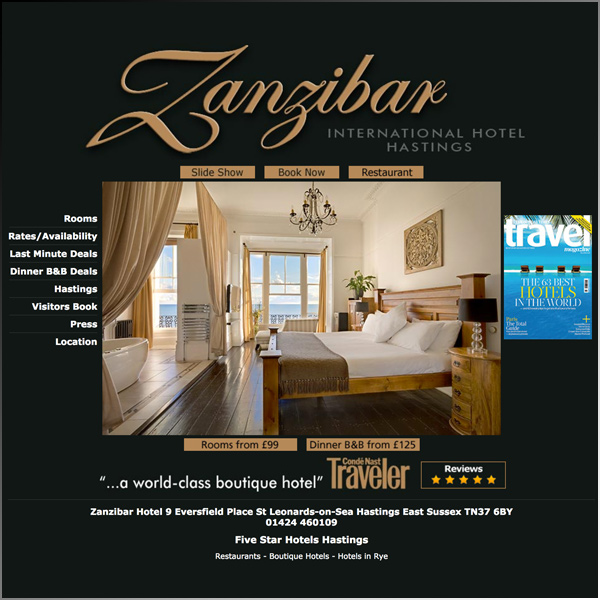 Boutique hotel based in Hastings